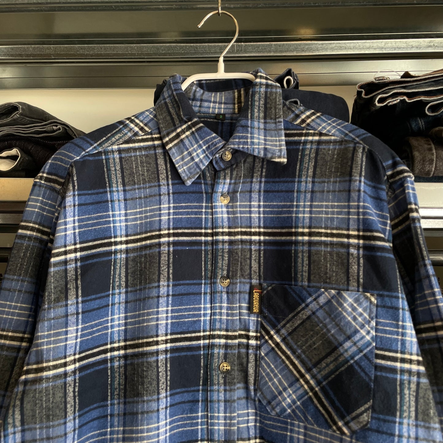 Plaid Shirt Blue