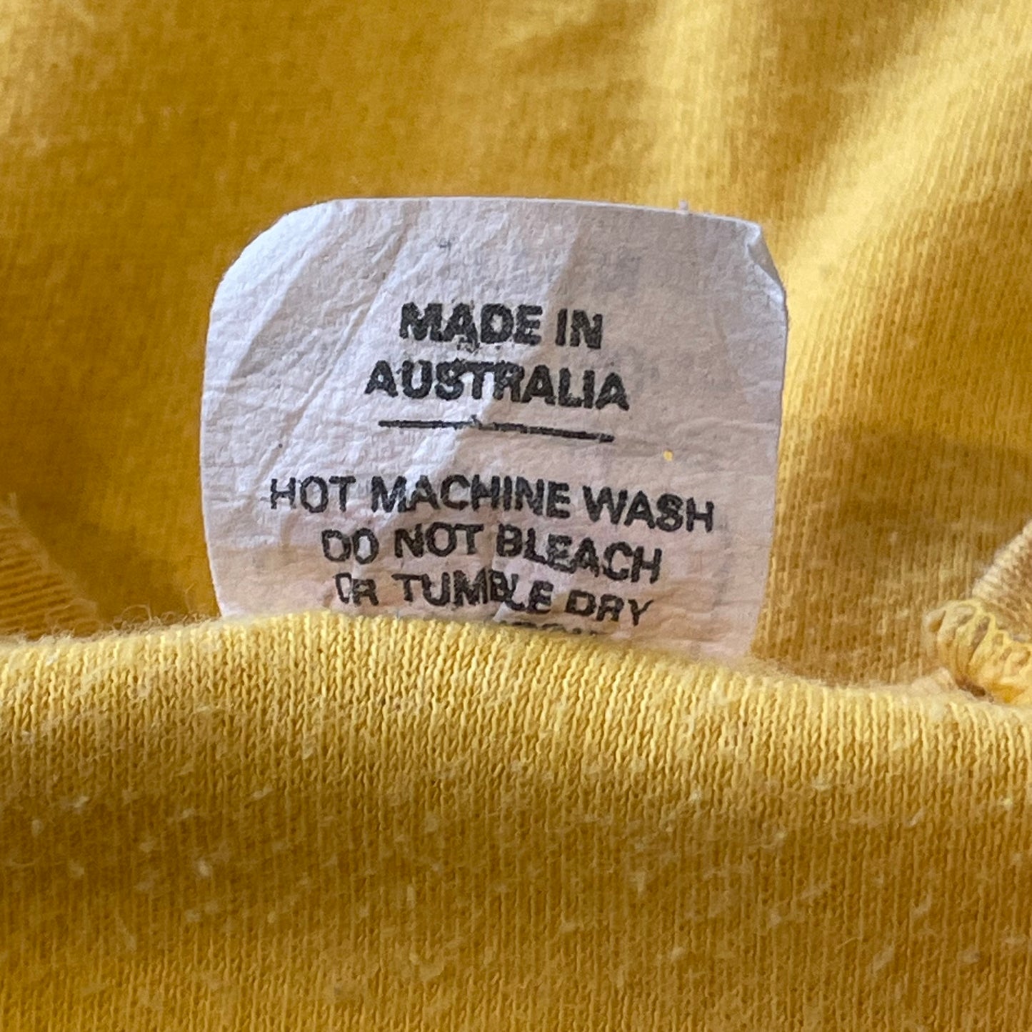 Fairdinkum Aussie Kangaro Tee Yellow