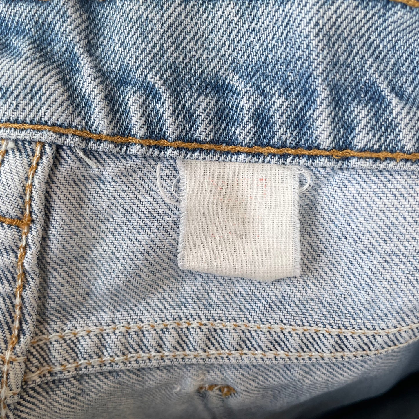 Faded Denim Straight Blue