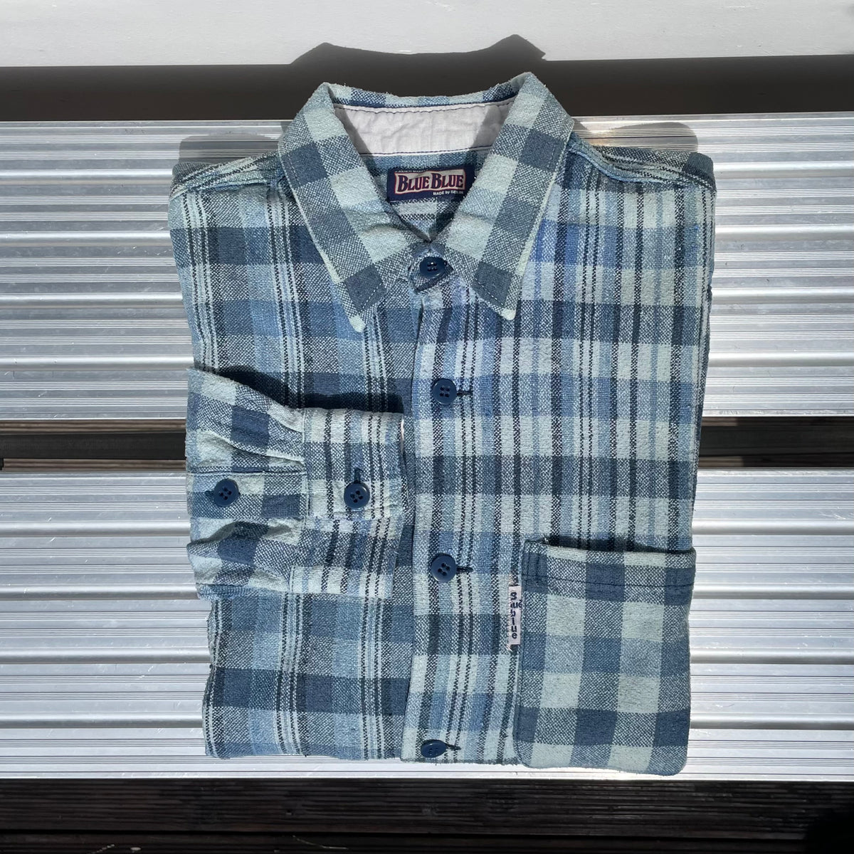 Check Coverall Blue