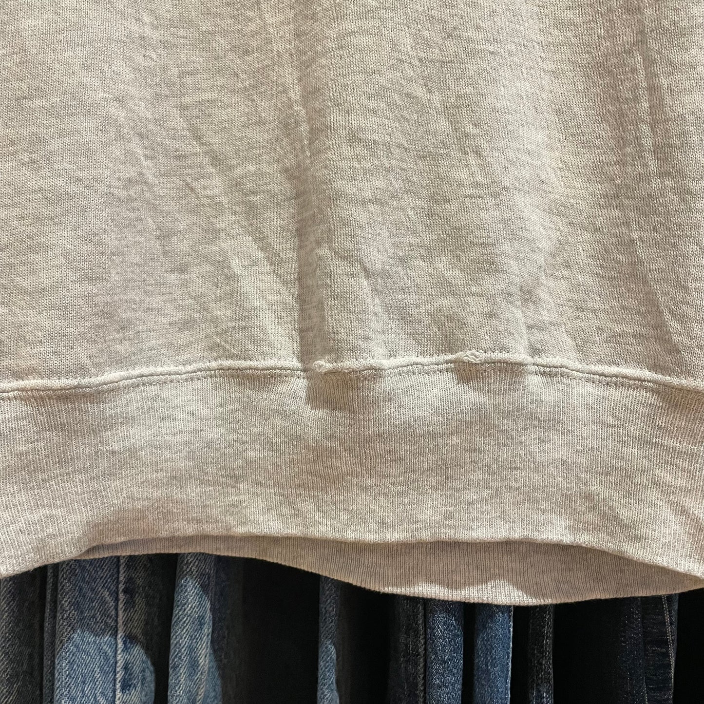 COZUMEL Tubular Sweatshirt Melange Gray