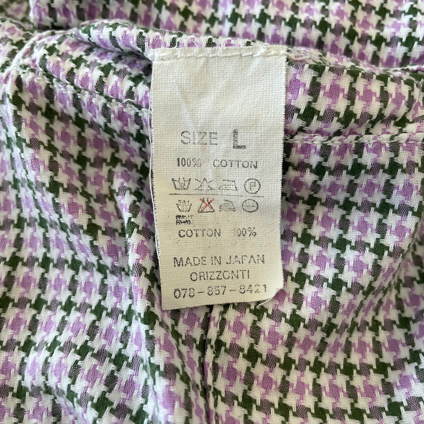 Western Shirt Short Sleeve Pink Green