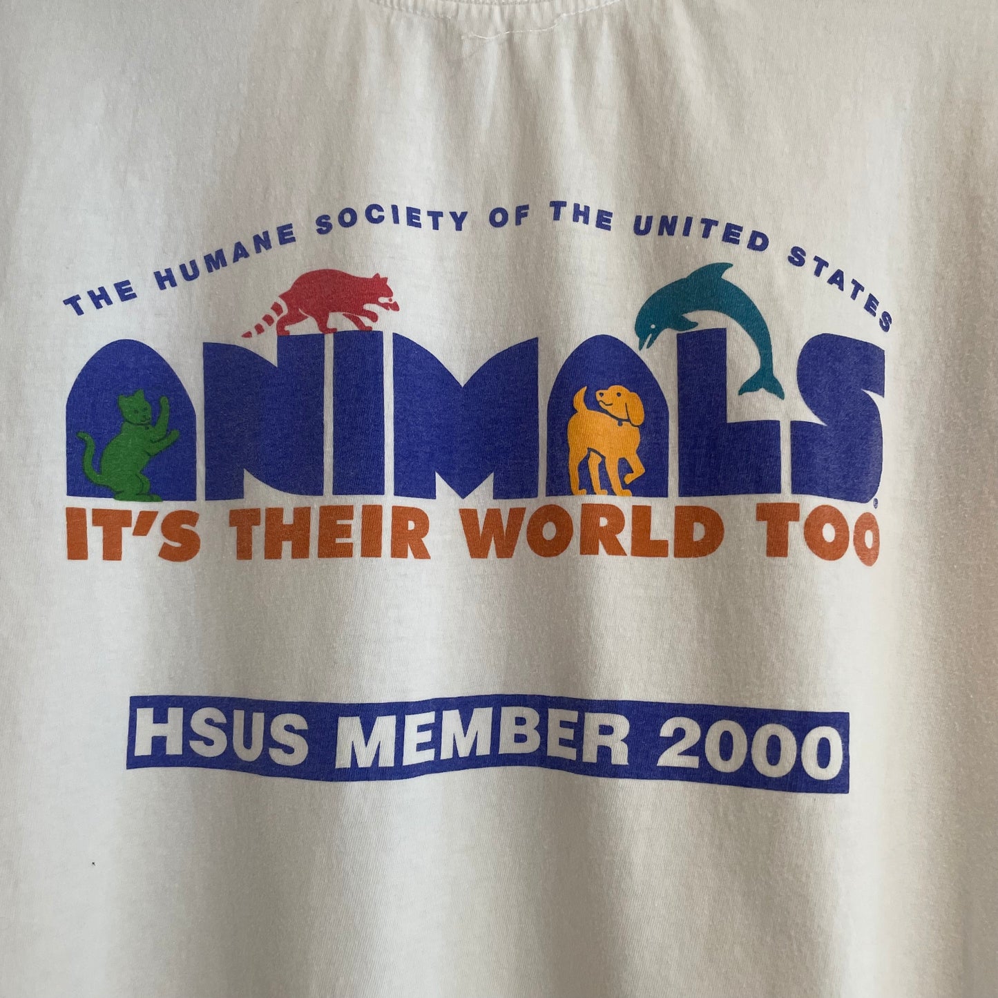 Animals HSUS T-Shirt White