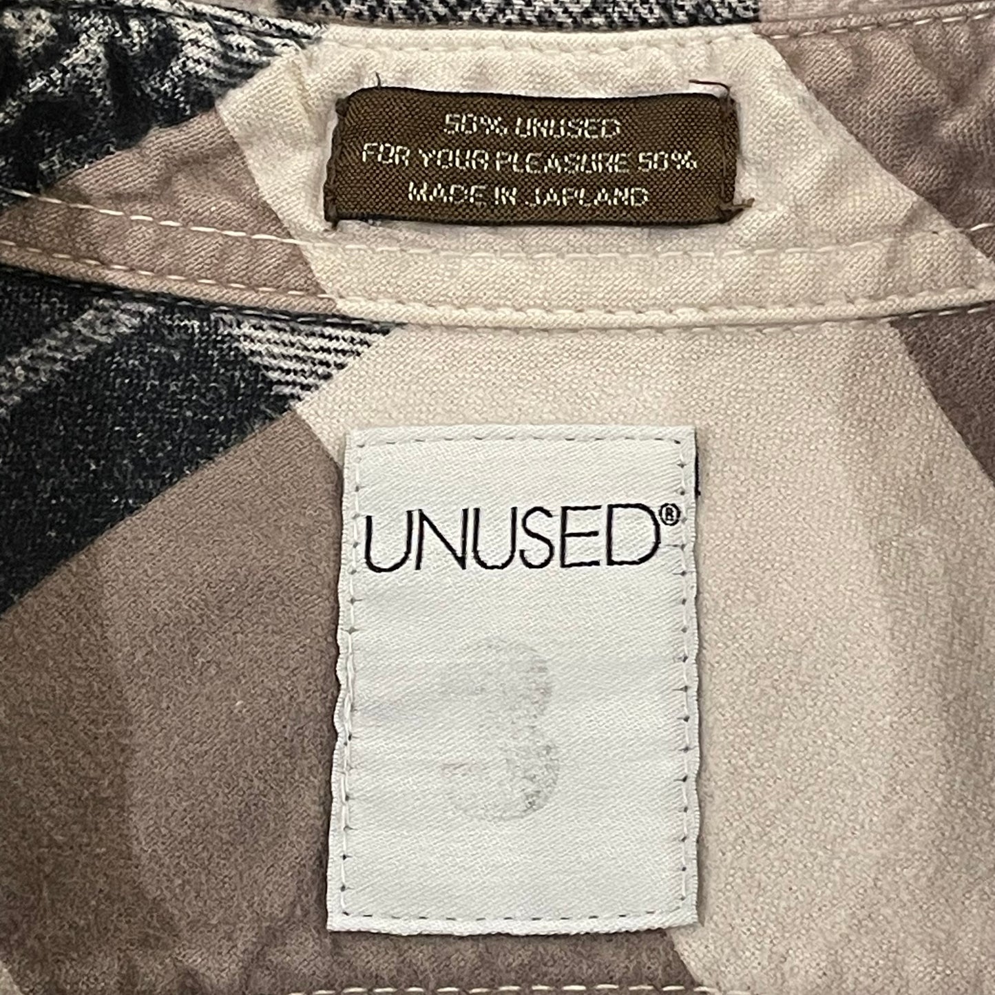 Plaid Pocket Shirt Brown Black