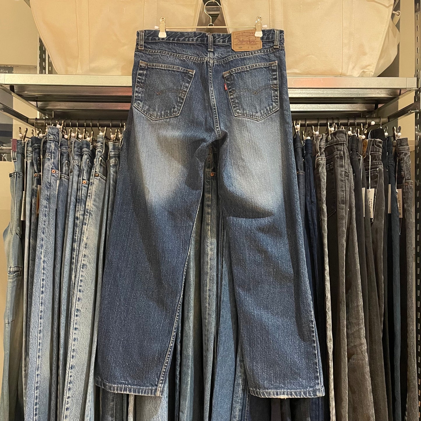501 Jeans Regular Straight Dark Wash Indigo