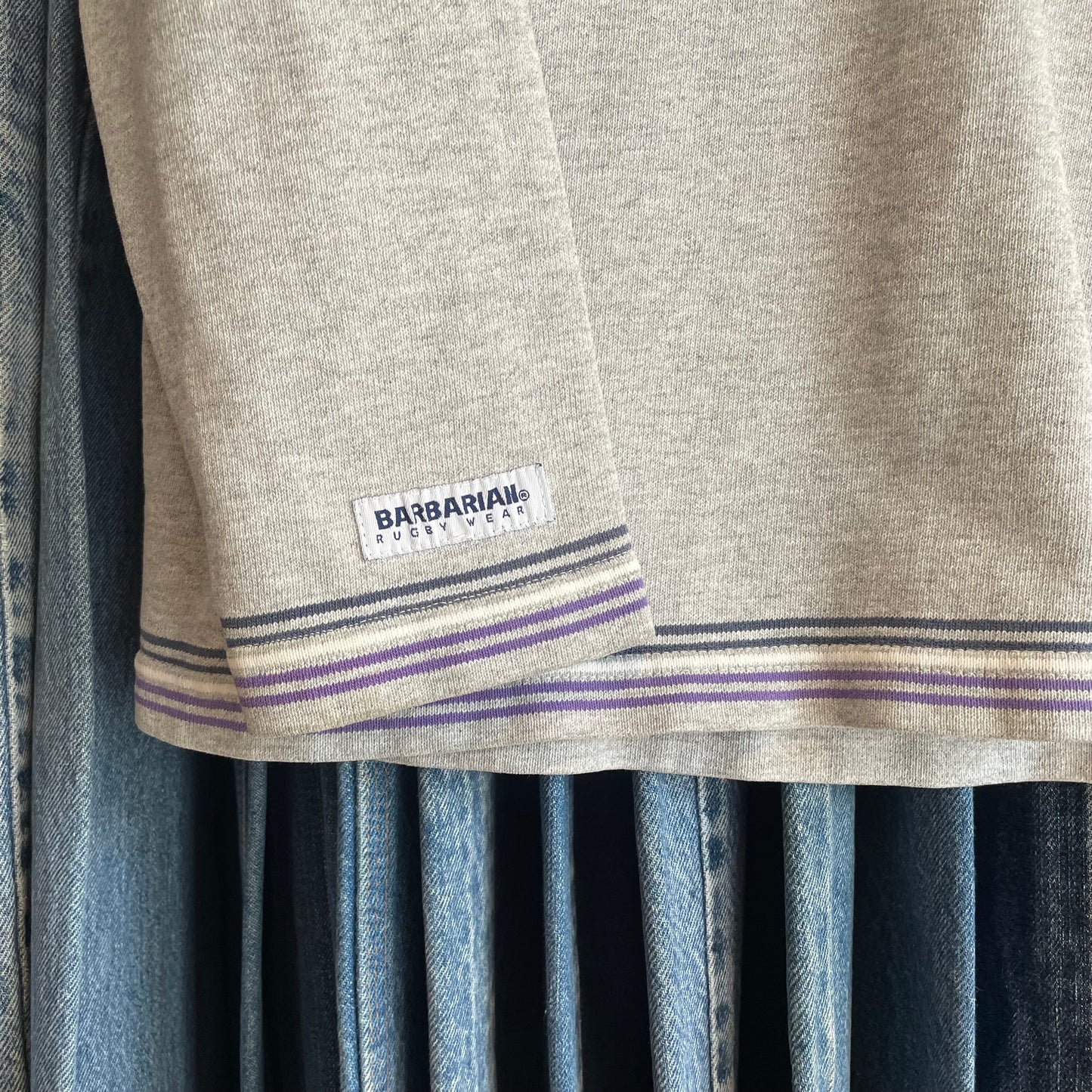 Classic Rugby Jersey Gray