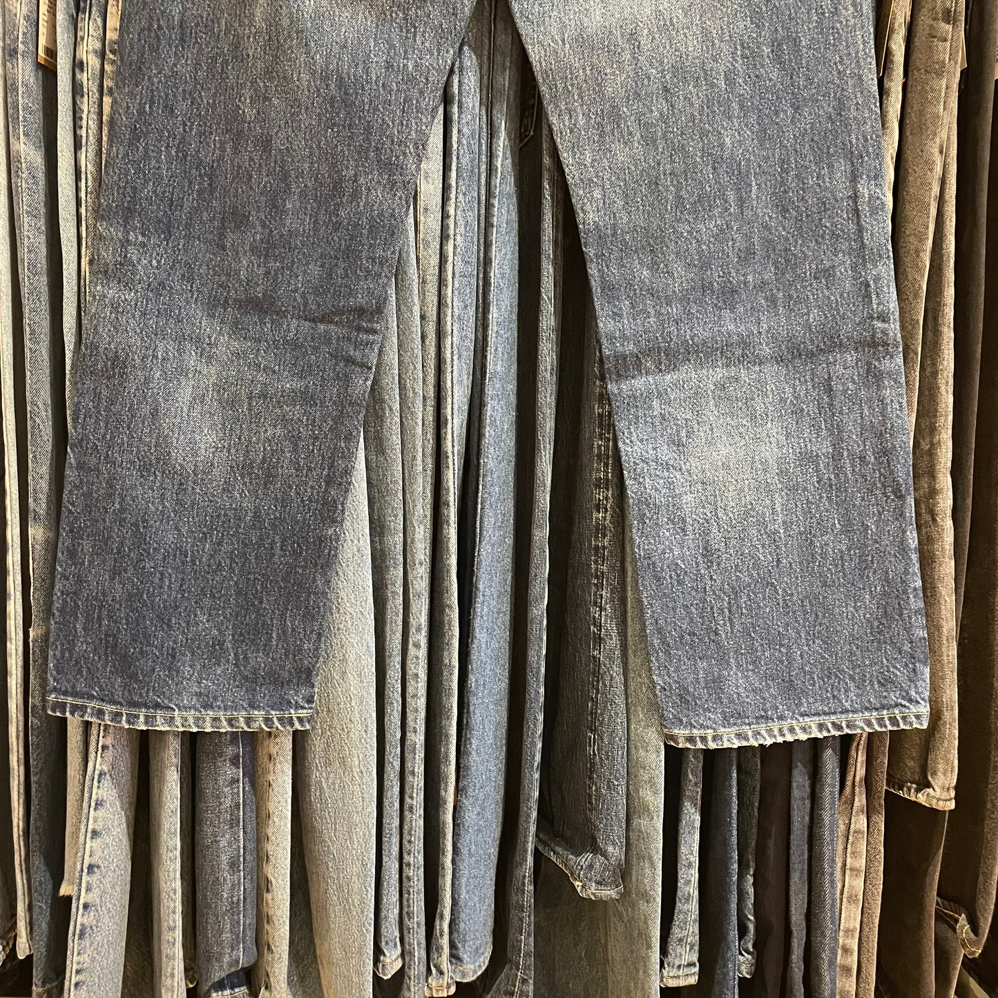 Regular Straight Jeans Dark Wash Indigo