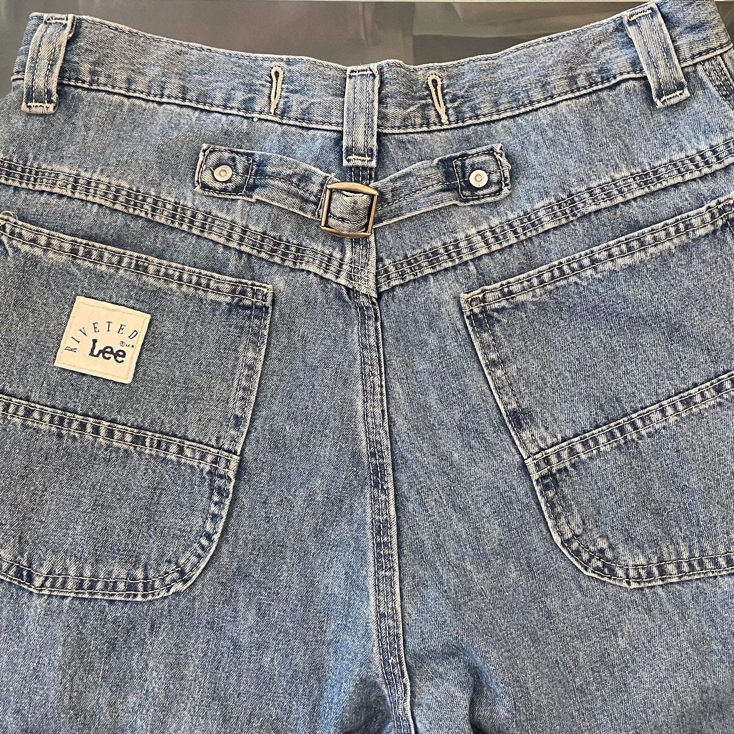 Work Pants Cinch Back Denim