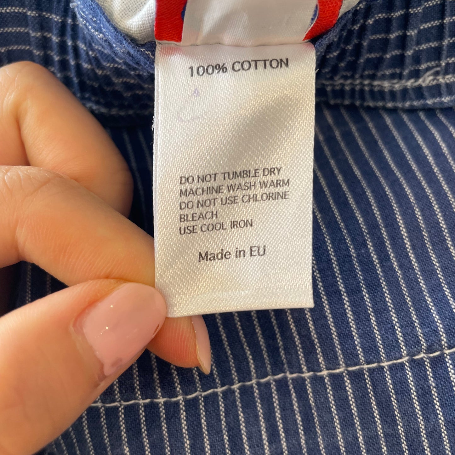 Hickory Cotton Workwear Pants Drawstring