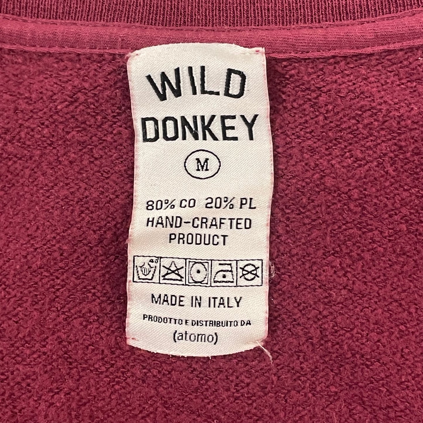 Bronx Union Sweatshirt Raglan bordeaux