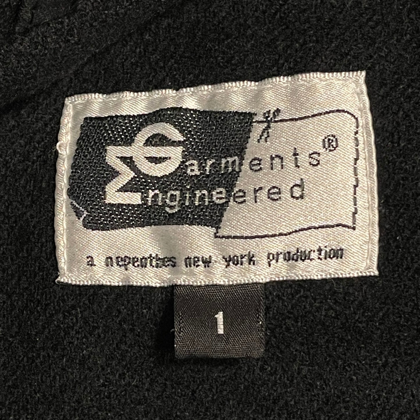 Hooded Duffle Jacket Black