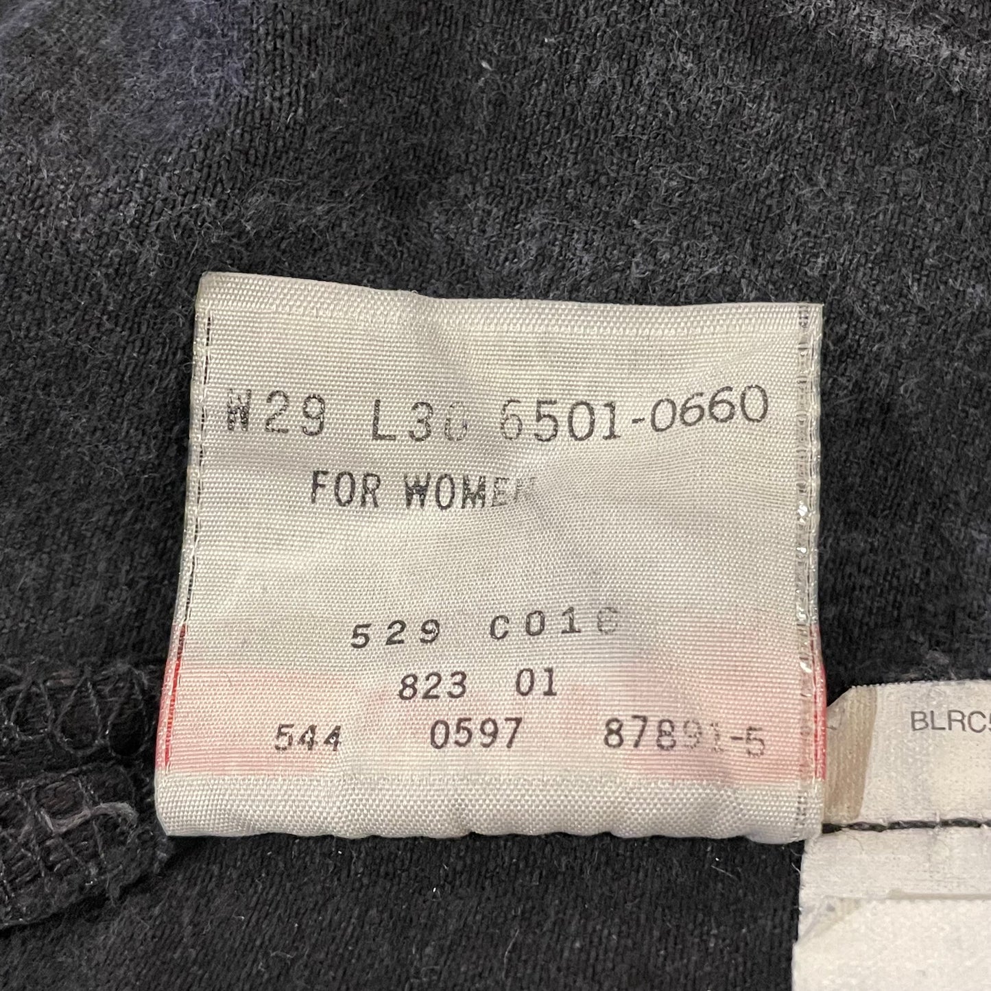 Black 501 Denim Jeans Button Fly USA