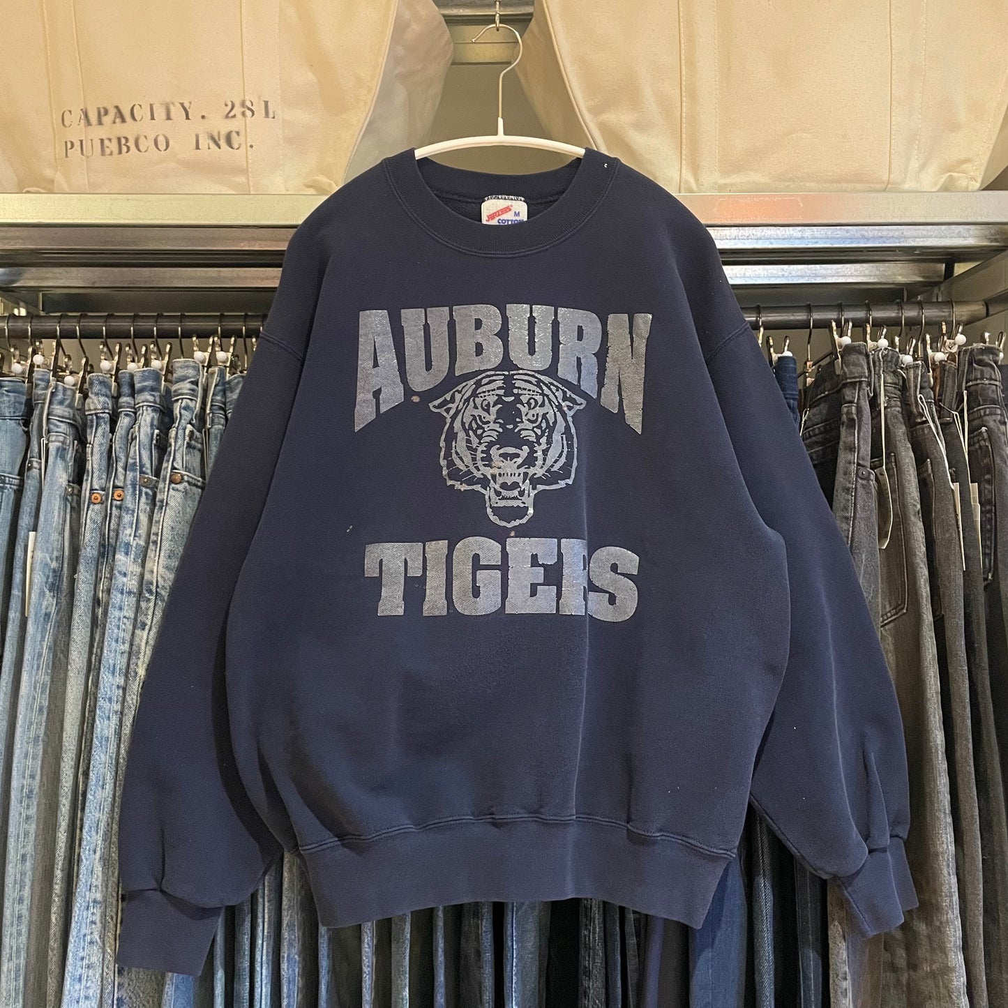 Auburn Tigers 80/20 Graphic Sweatshirt Navy