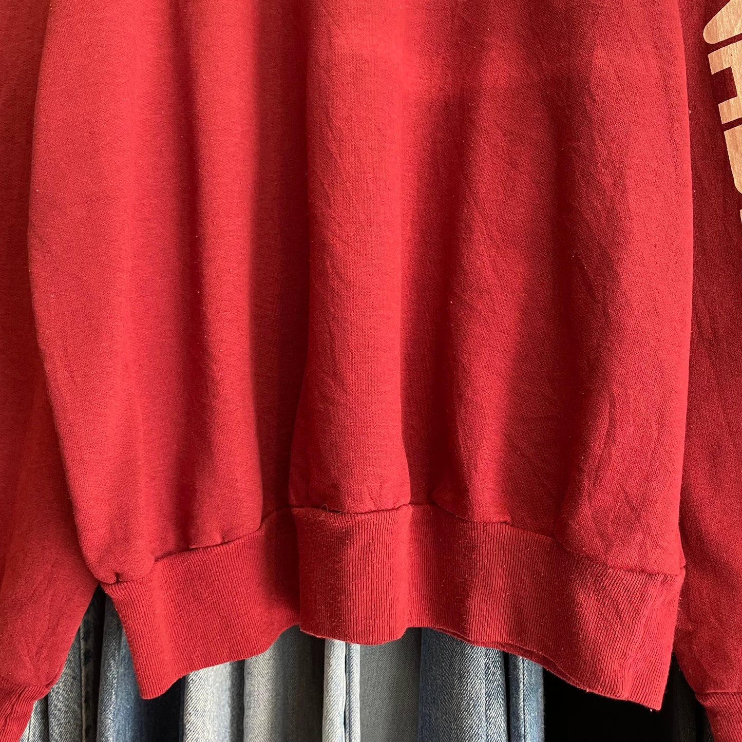 BANFF CANADA Sweatshirt Red Ranglan