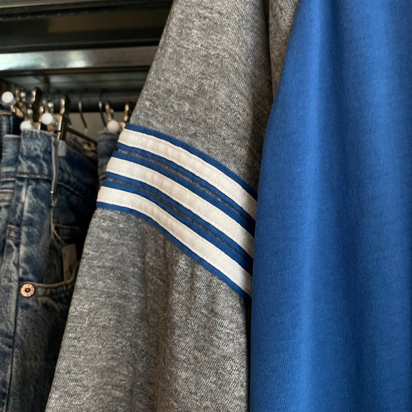 Raglan T-Shirt Blue Cotton