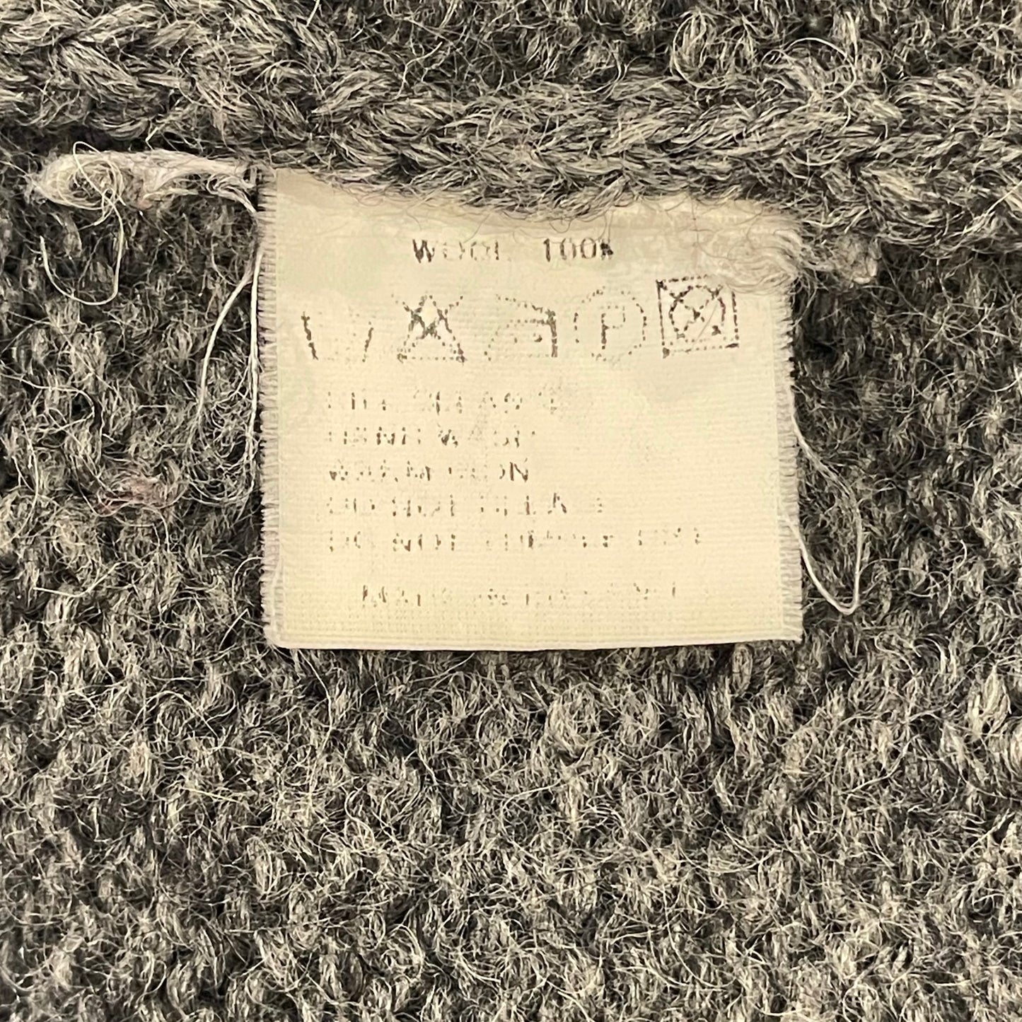 Wool Crewneck Sweater Gray