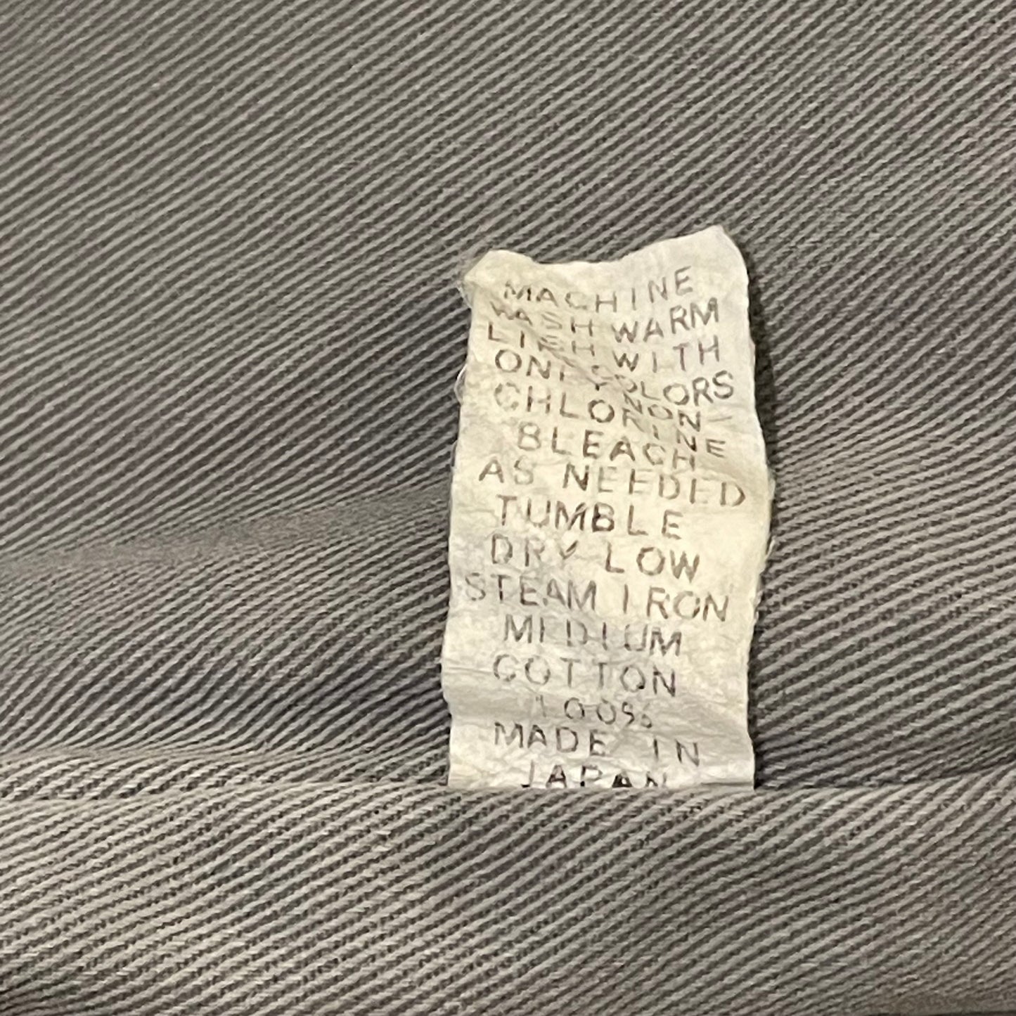 Denim Work Jacket Faded Blue
