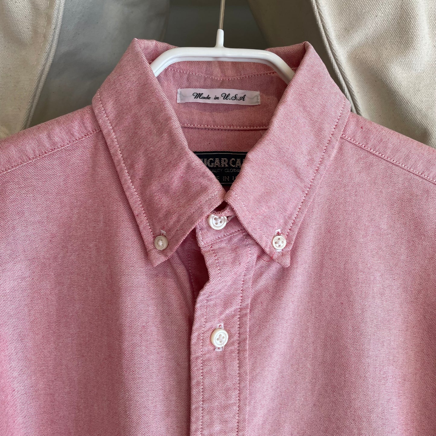 Oxford Long Sleeve Button Down Shirt Pink