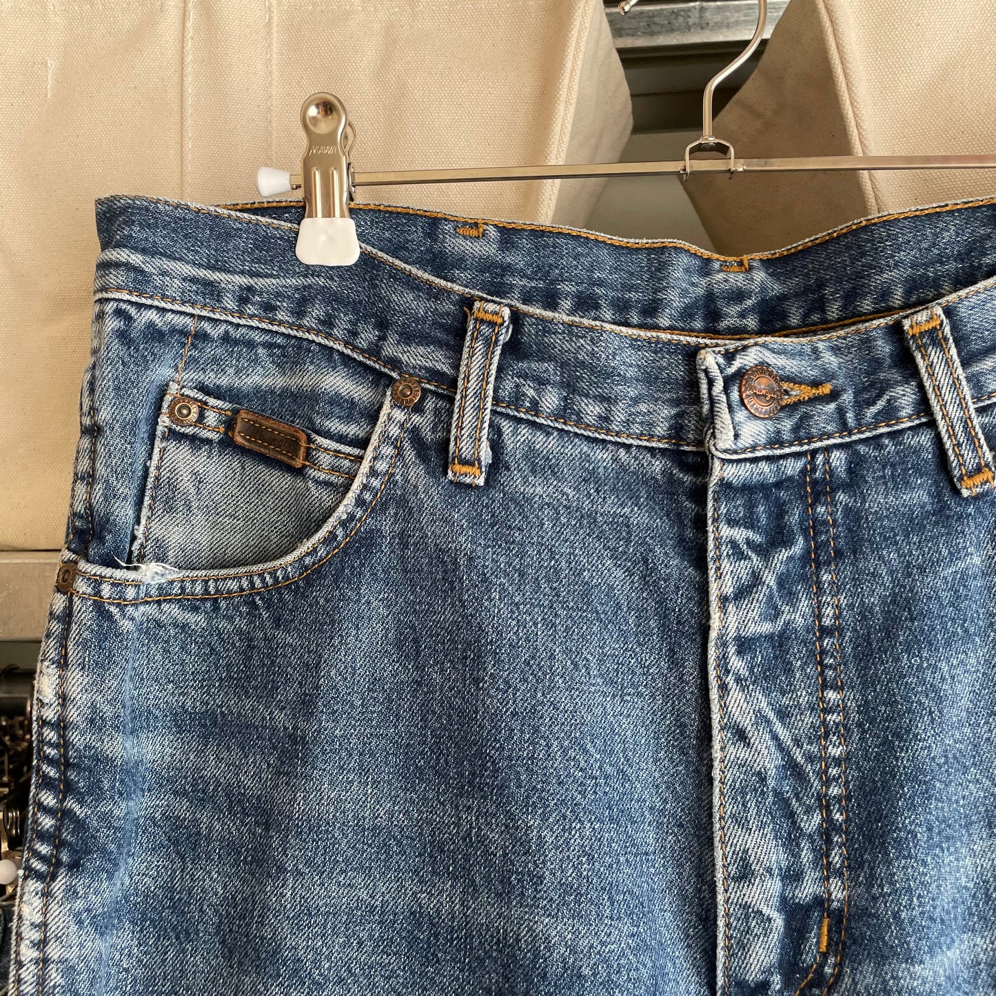 Regular Straight Jeans Medium Wash Blue