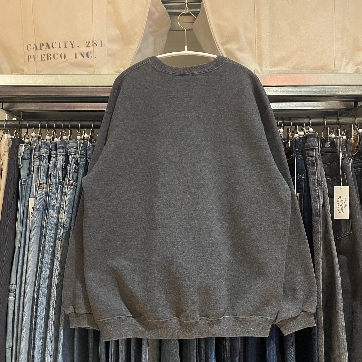 50/50 Tubular Blank Sweatshirt Faded Gray