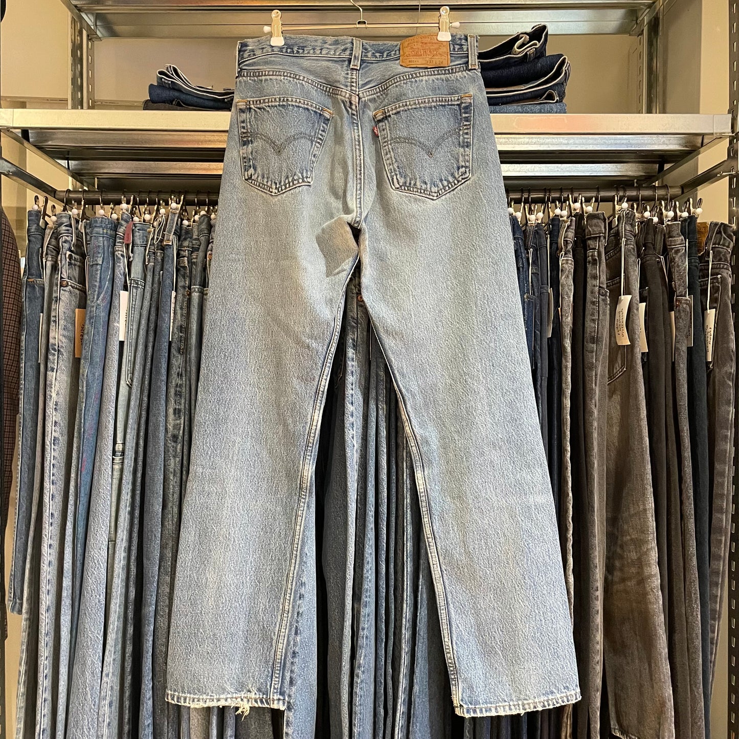 Faded Light Wash 501xx Denim Jeans