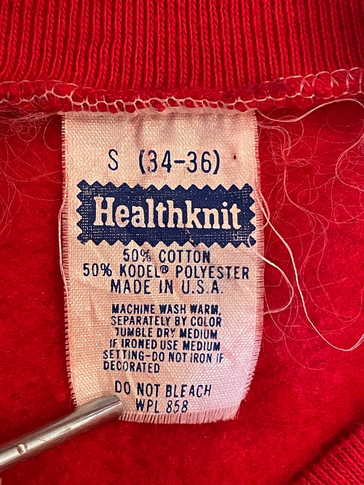 Raglan Blanc Sweatshirt Red