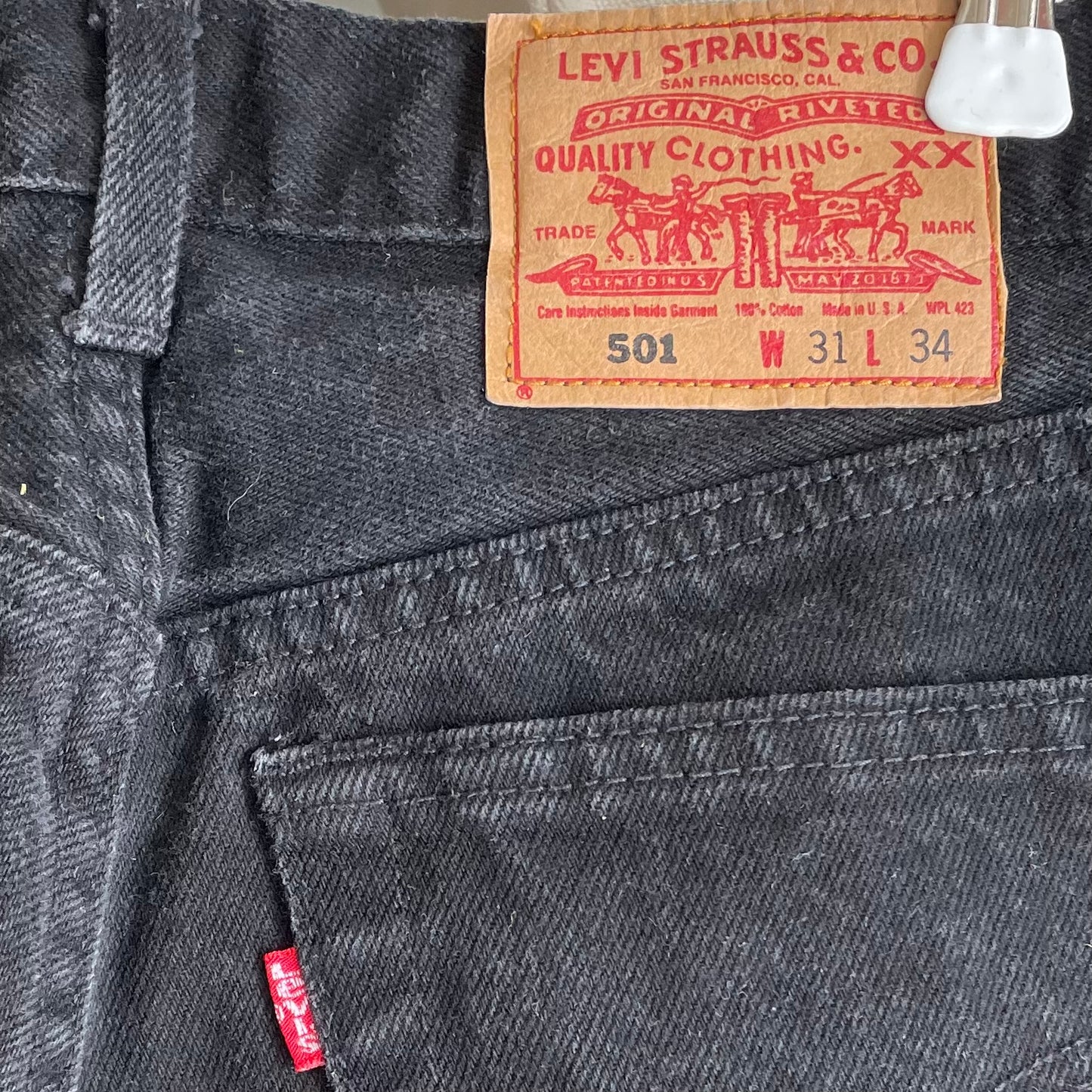 501 Jeans Regular Straight Black