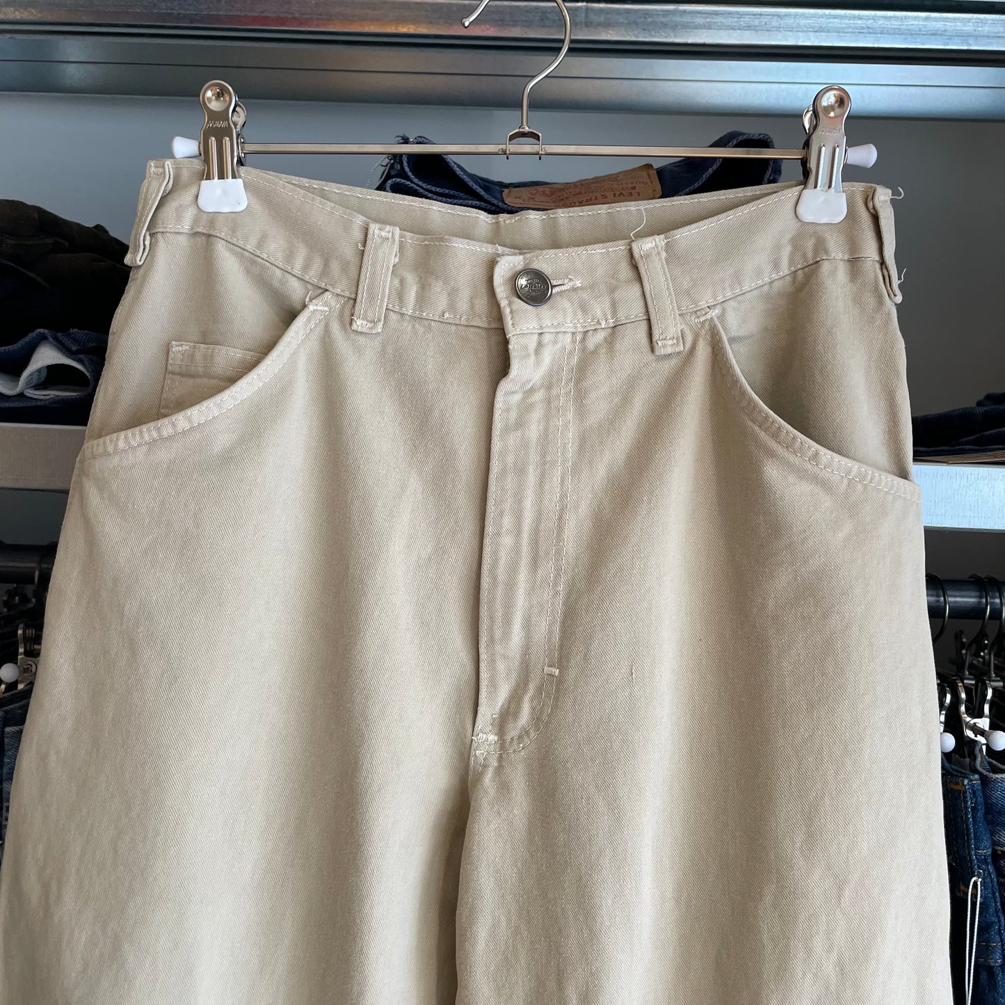 Painter Pants Beige Talon Zip