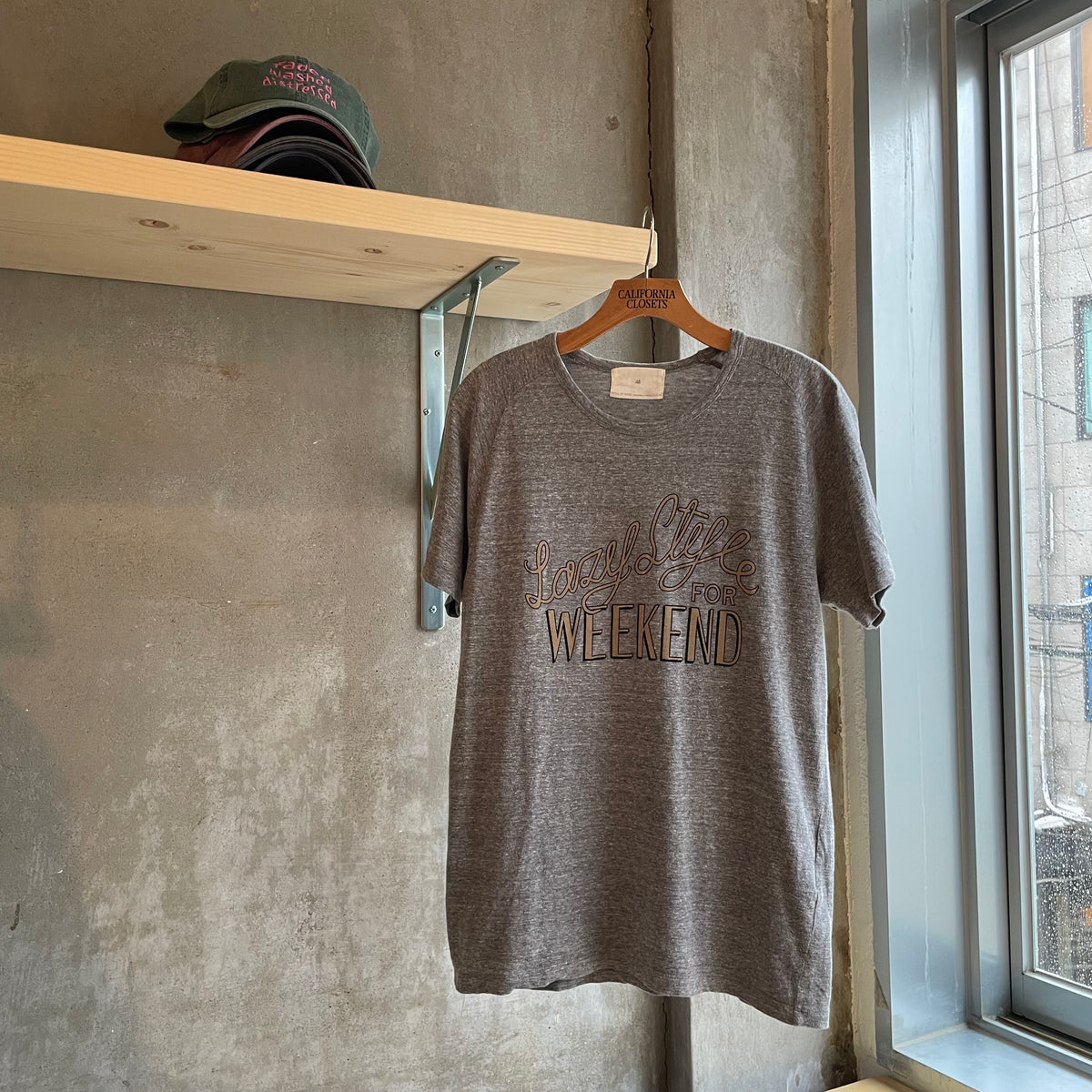 Raglan Graphic T-Shirt Gray