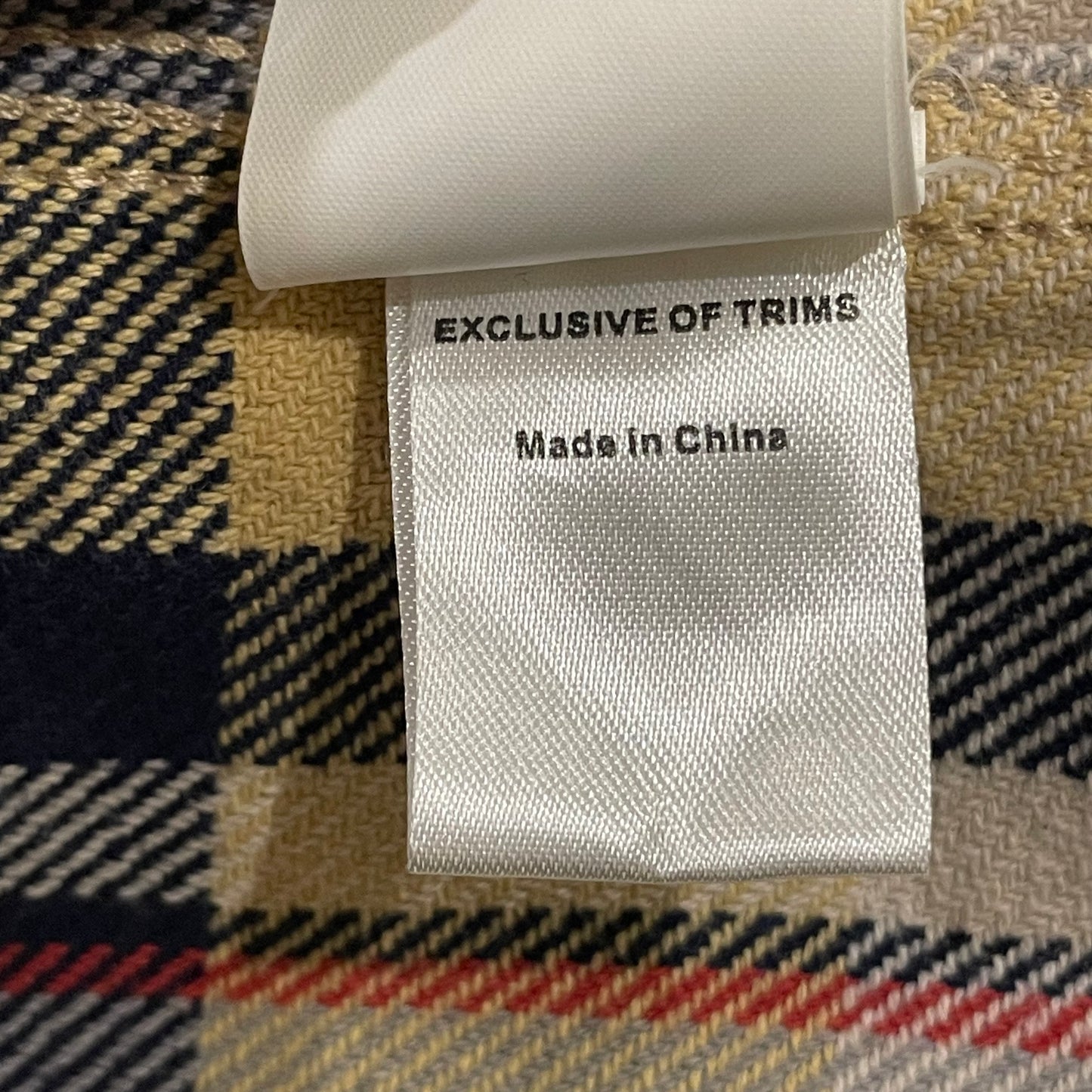 Plaid Flannel Shirt Yellow
