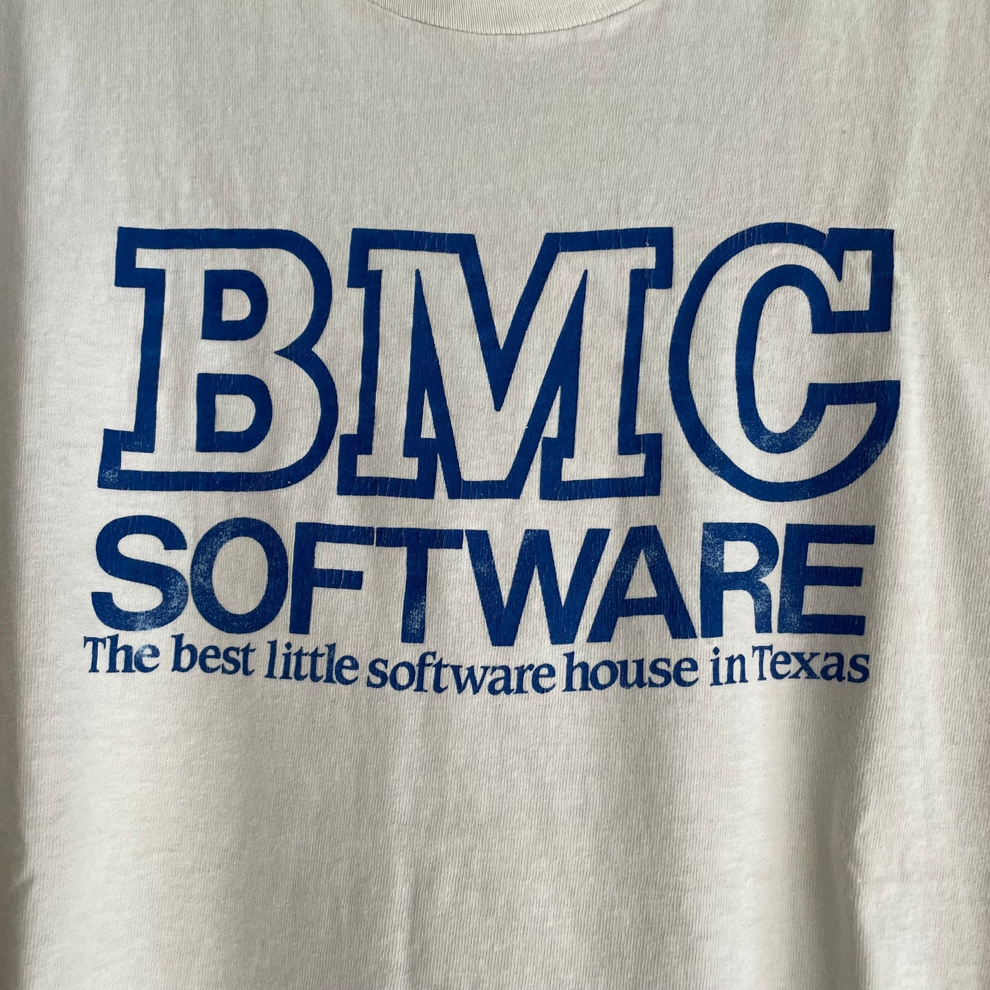 BMC Software Texas T-shirt White Single Stitch