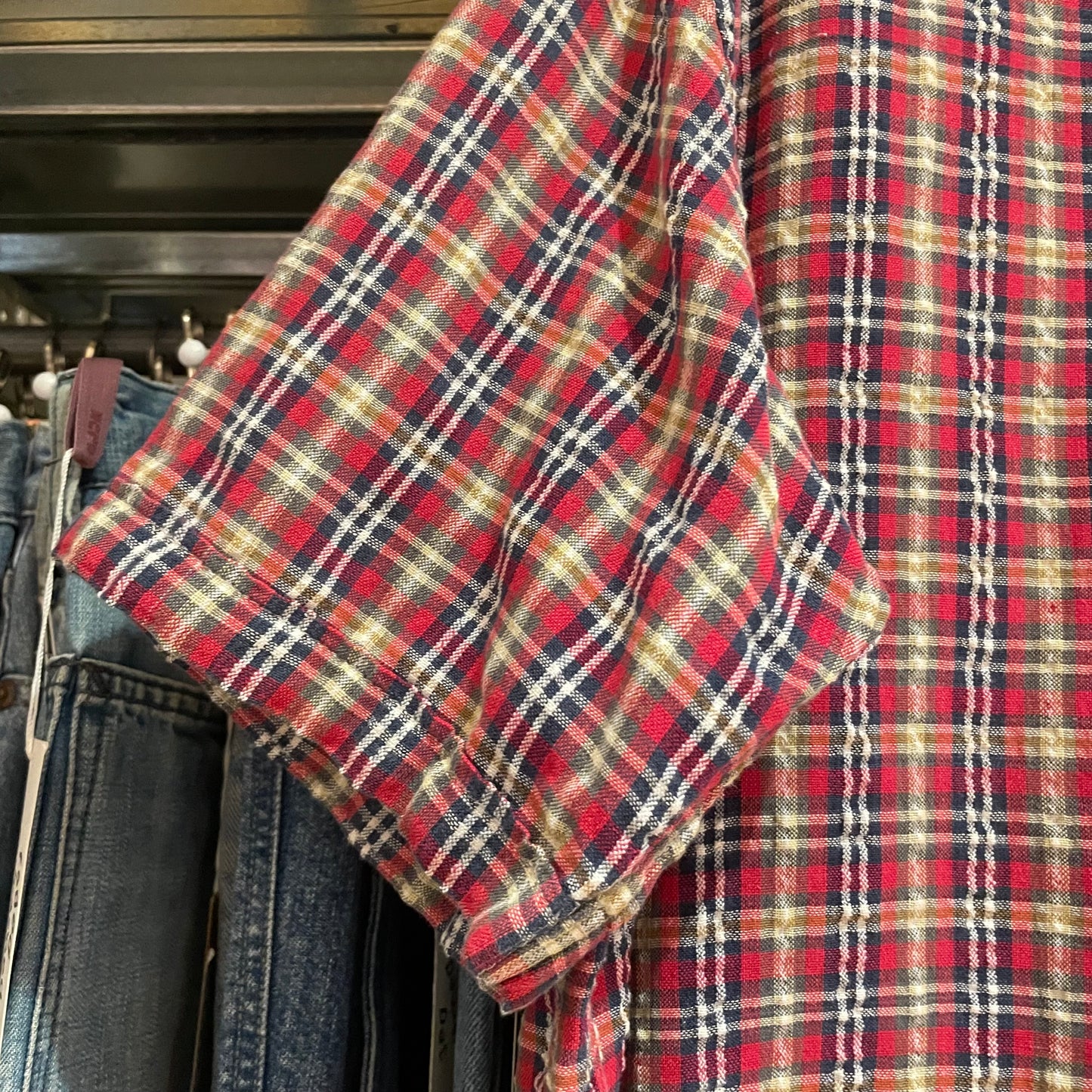 Red Check Short Sleeve Shirt