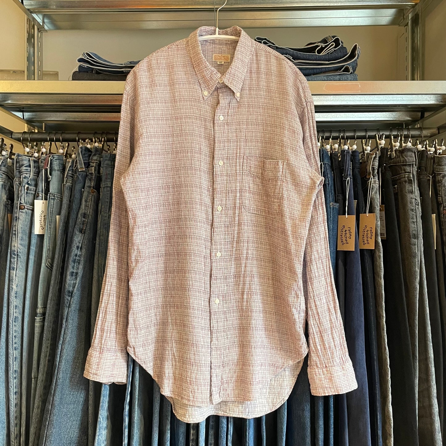 Checked Shirt Long Sleeve Multi Color