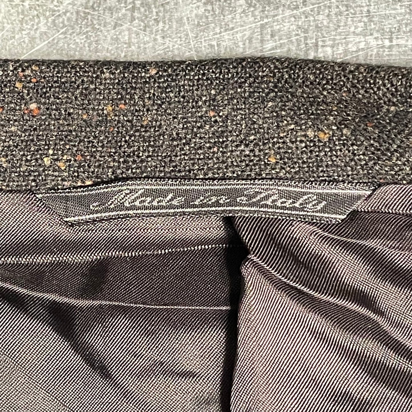 Wool Cashmere Blazer Gray