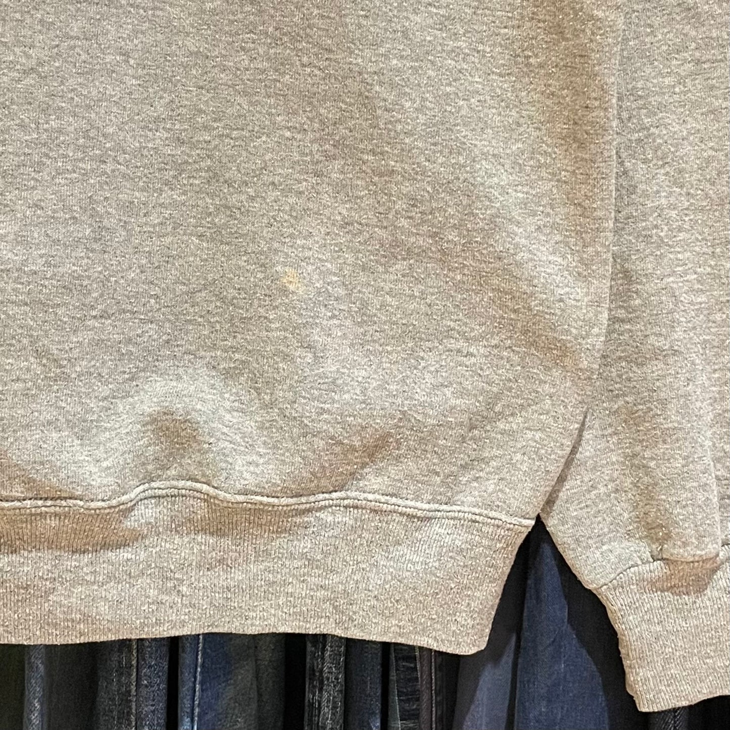 Blank Sweatshirt Tri-Blend Raglan Tubular Grey