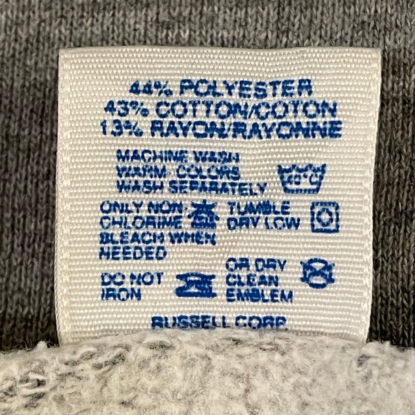 Blank Sweatshirt Tri-Blend Raglan Tubular Grey