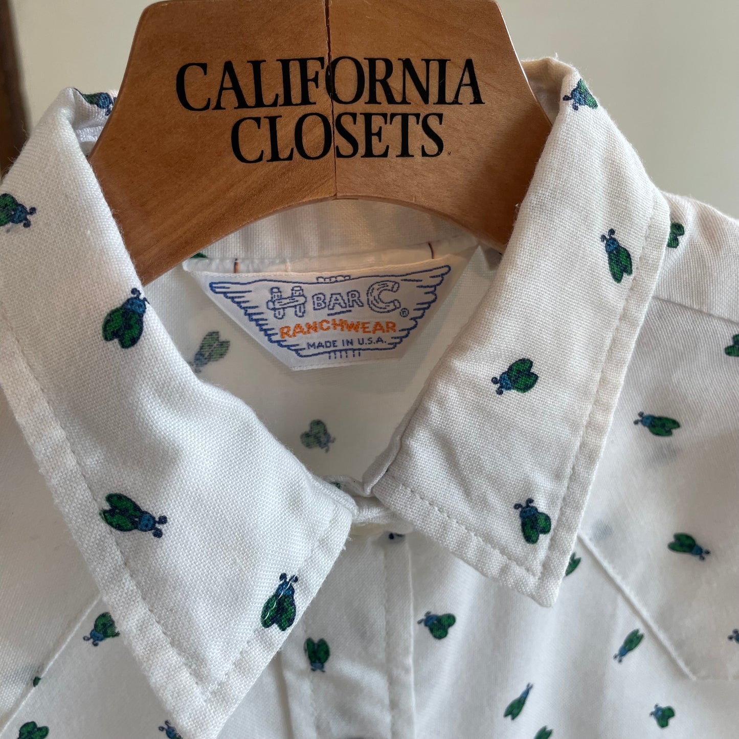 Western Short Sleeve Shirt White