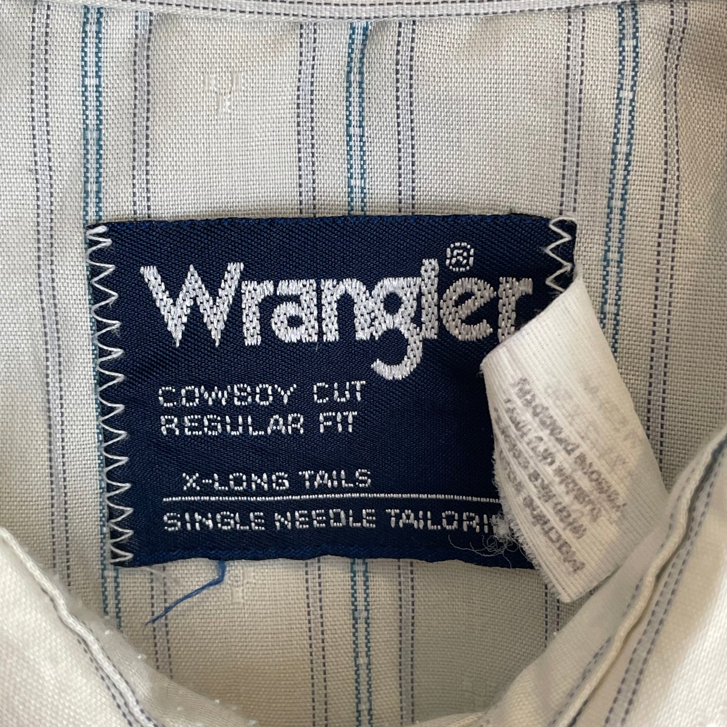 Stripe Shirt Blue Cowboy Cut Regular Fit