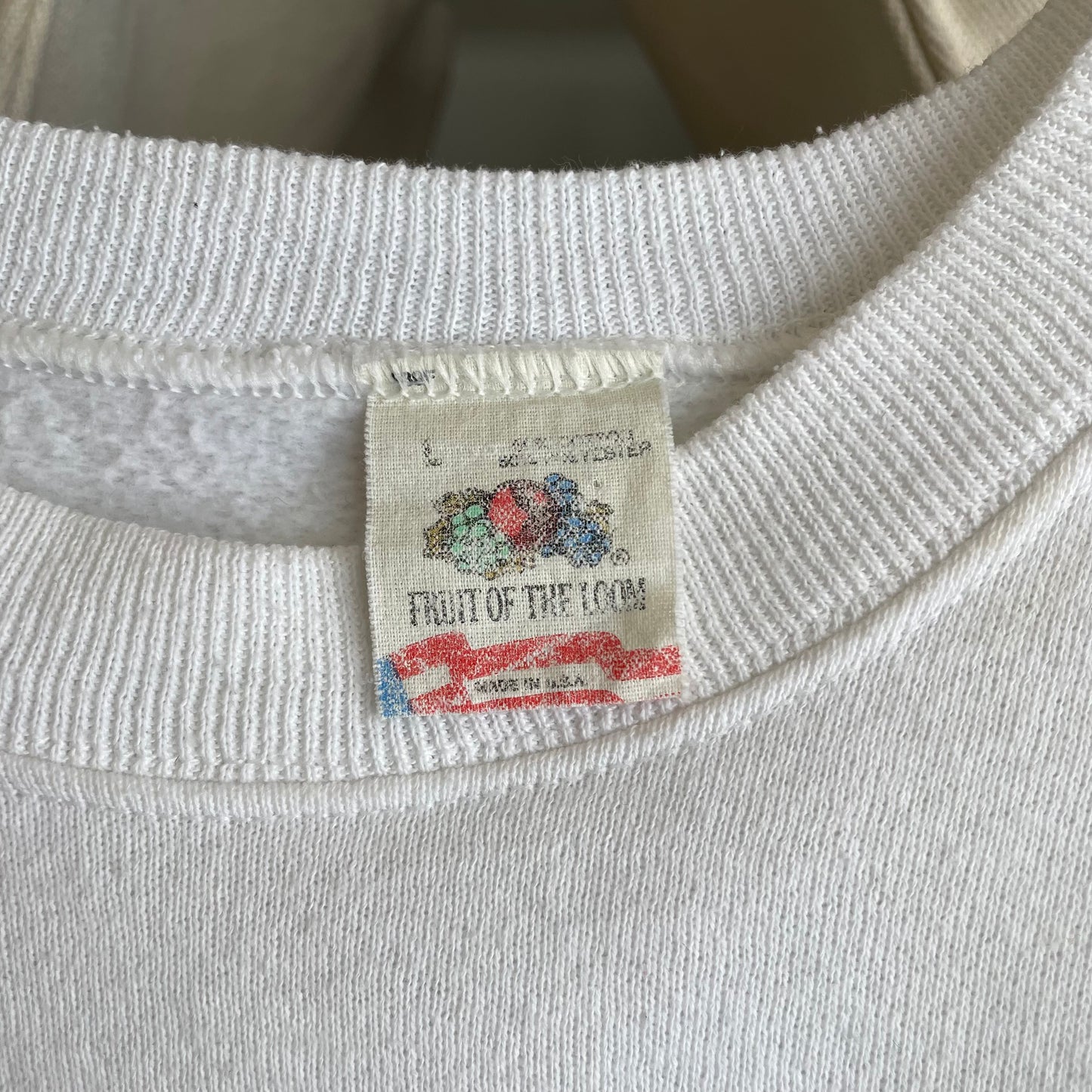 Vestavia East Eagle Sweatshirt Raglan White