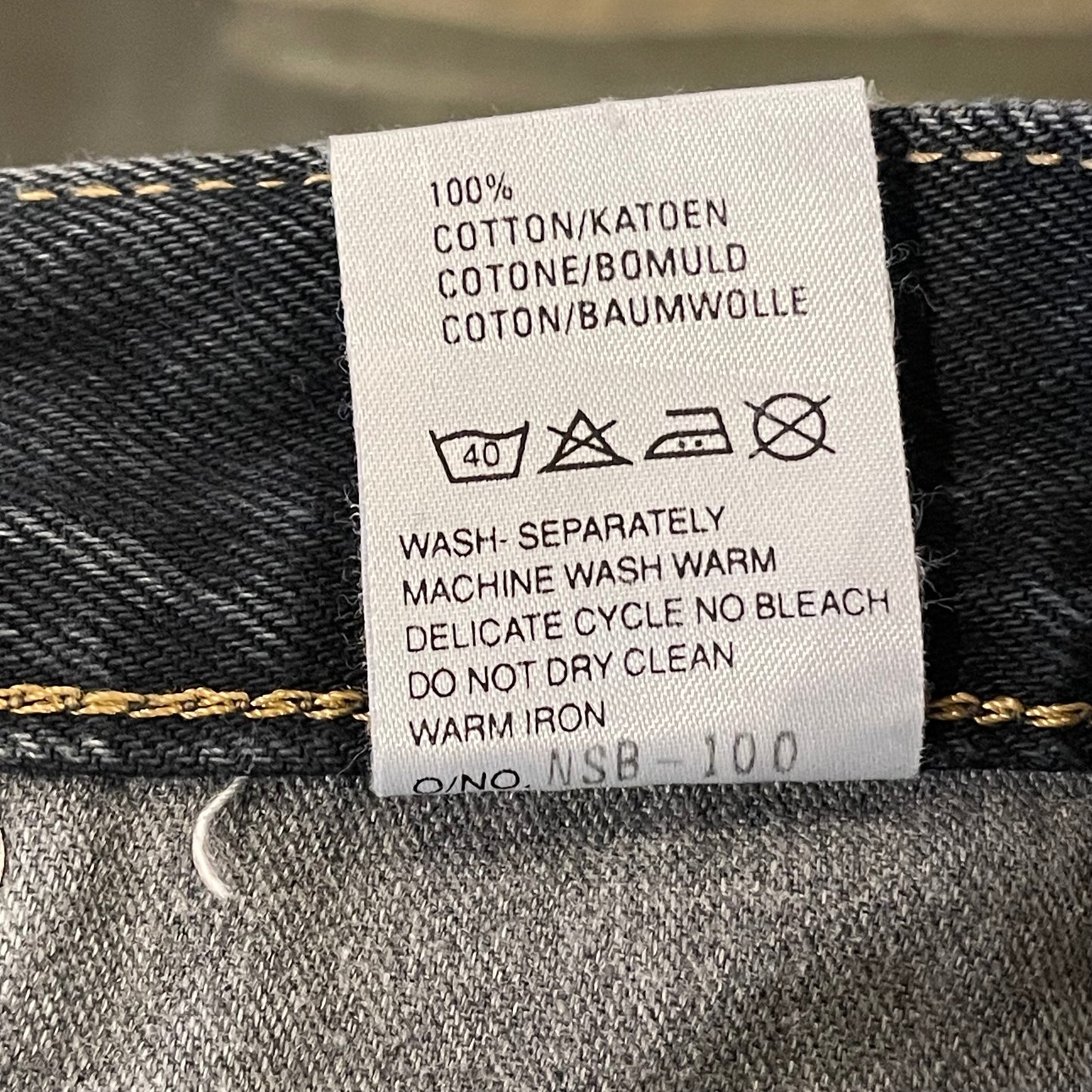 Newton Jeans Black Washed Denim