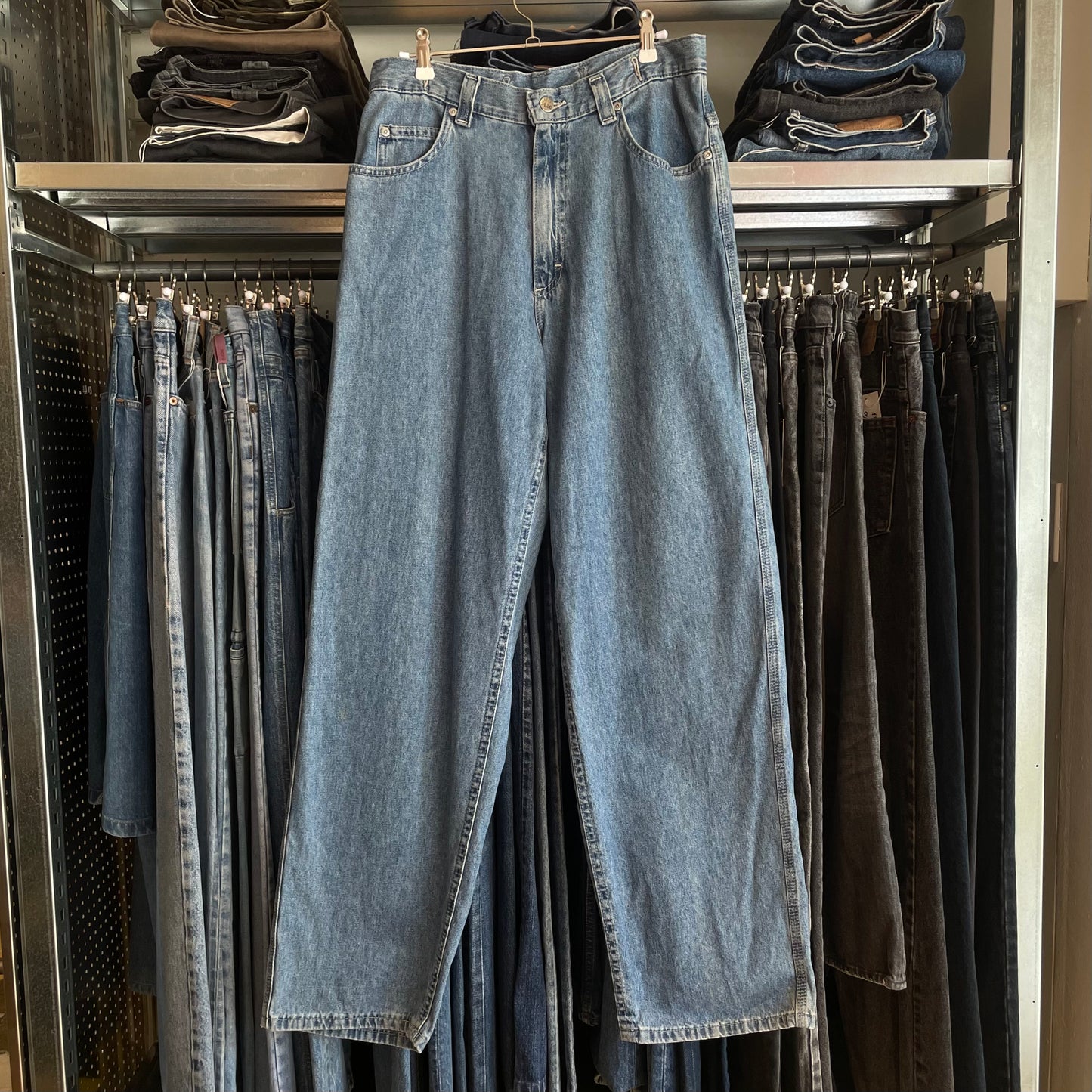 Work Pants Cinch Back Denim