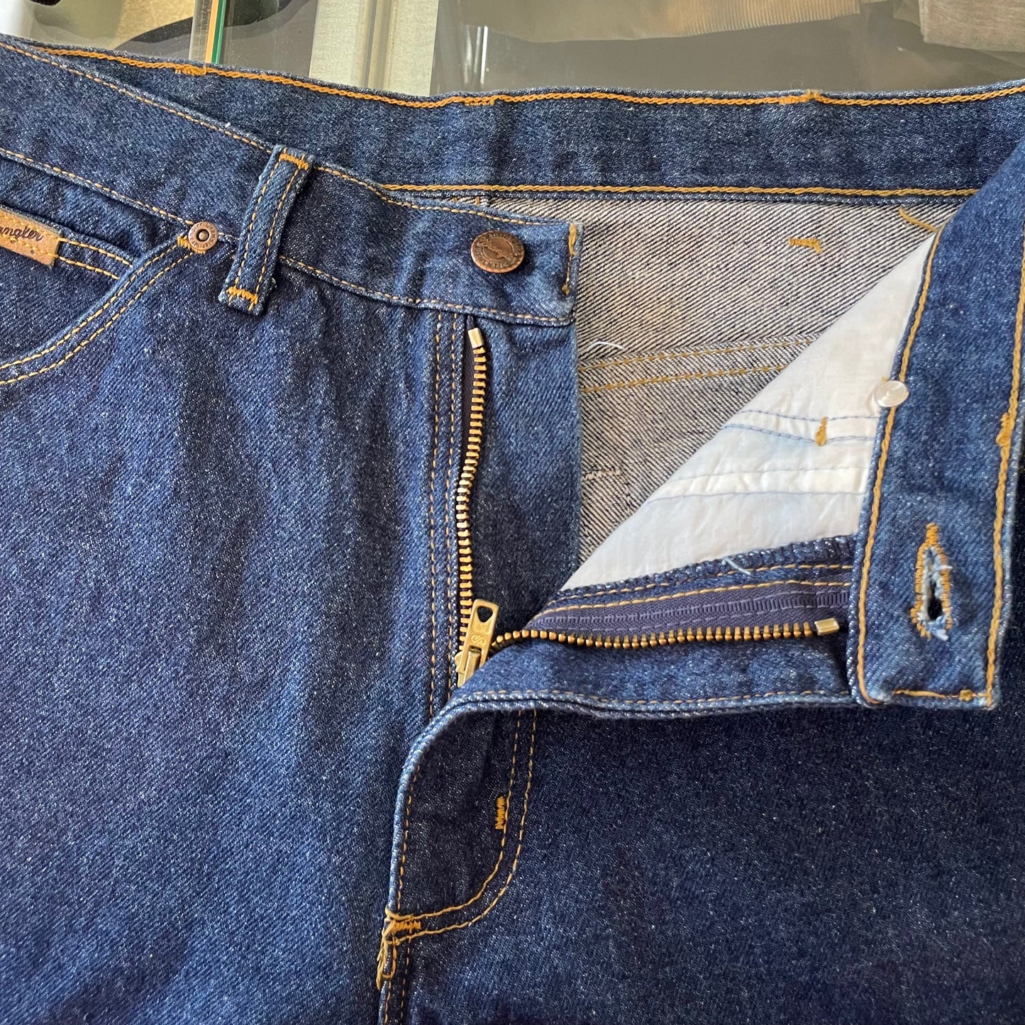 Regular Straight Jeans Dark Indigo Eclair Zip