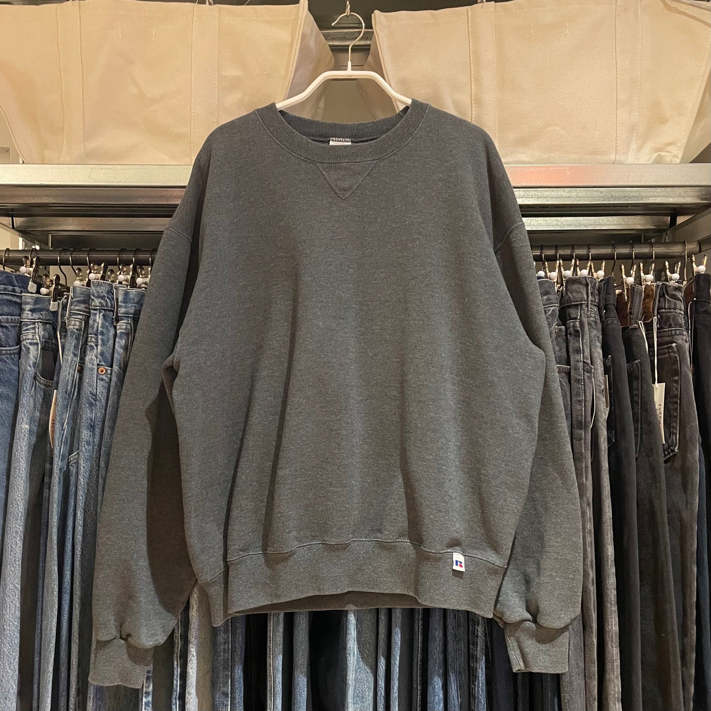 Blank Sweatshirt Tubular Gray