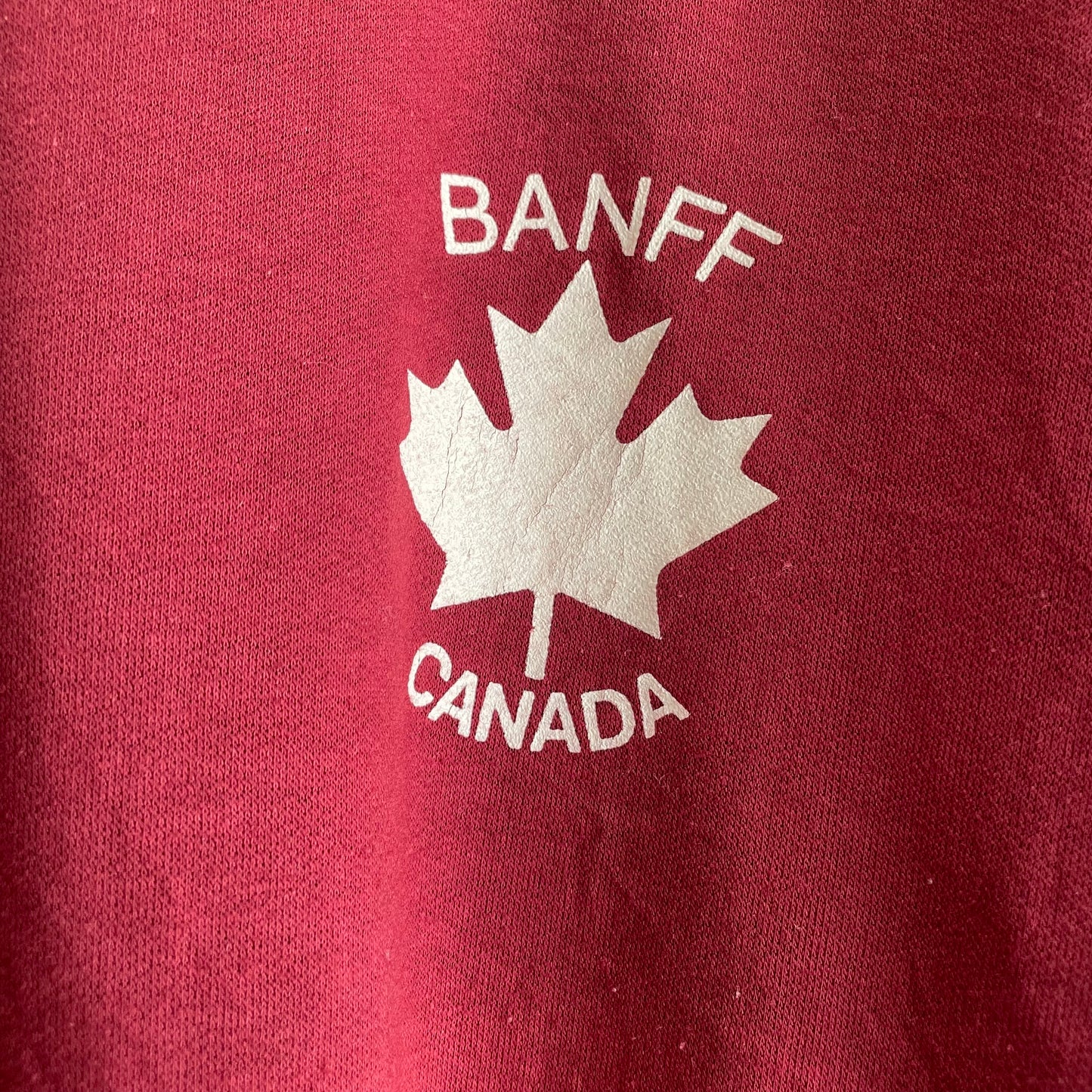 BANFF CANADA Sweatshirt Red Ranglan