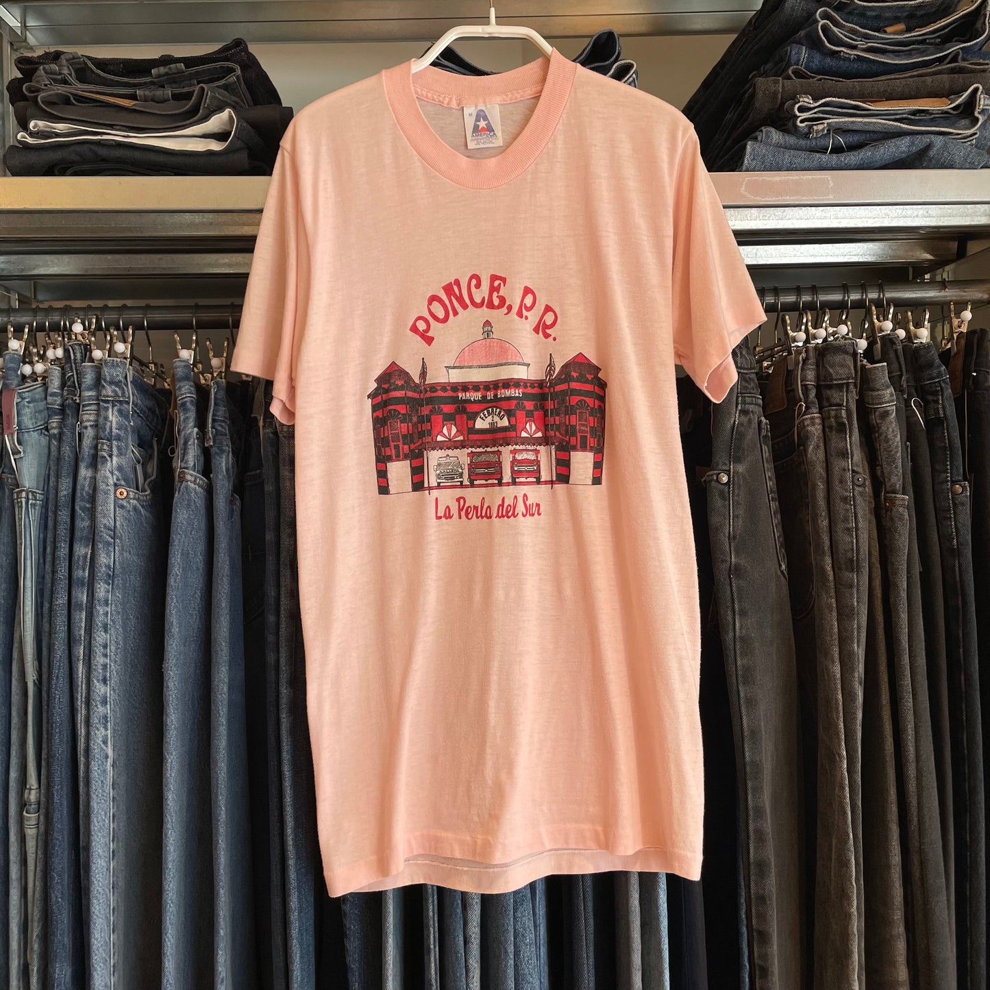Ponce P.R. La Perla Del Sur T-Shirt Pink