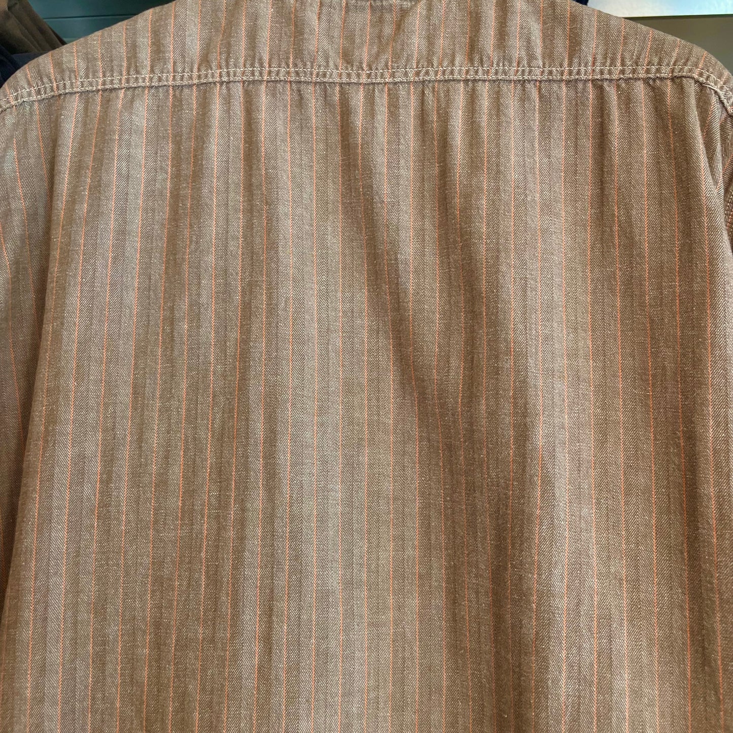 Herringbone Work Shirt Brown