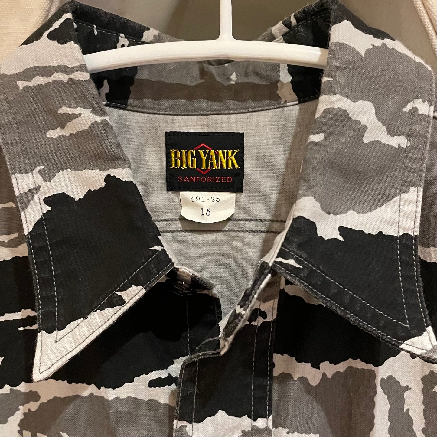 Camouflage Shirt Gray Black