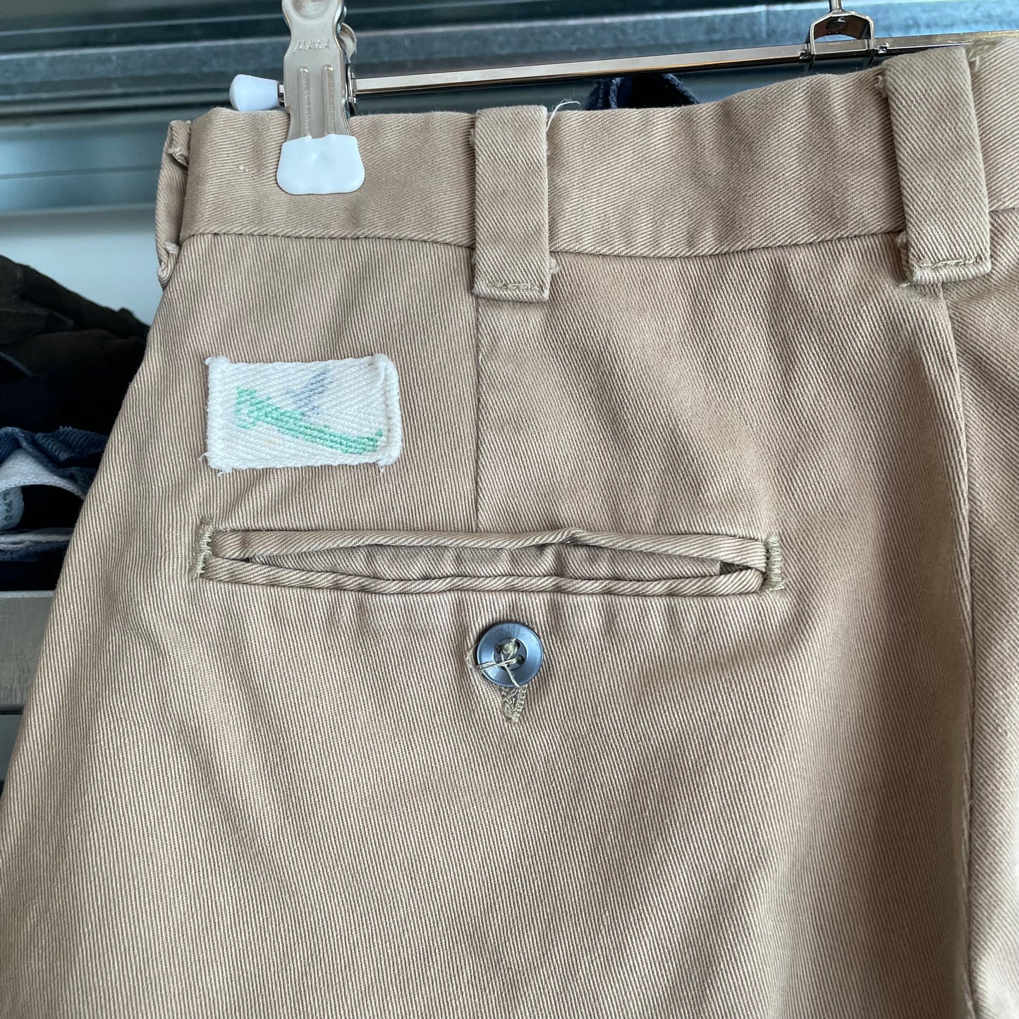 Chino Pants Khaki Talon Zip