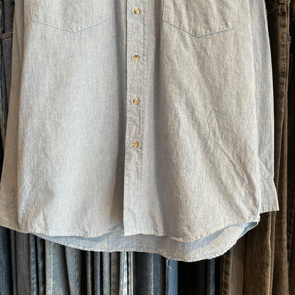 Chambray Western Shirt Blue