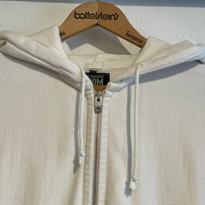 Full Zip Pocket Hoodie Cream Waldes Zip